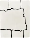 Eduardo Chillida, Hommage à Johann Sebastian Bach, 1997, Original-Halbledermappe mit 11 Serigraphien mit Prägedruck und 1 Blindprägung, jeweils auf genarbtem Eskulan-Papier. In Plexiglas-Schuber