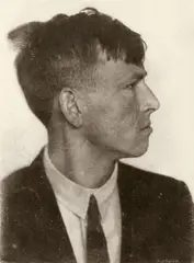 Hugo Erfurth, Otto Dix im Profil, 1920, Vintage. Ölpigmentdruck