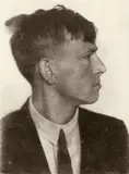 Hugo Erfurth, Otto Dix im Profil, 1920, Vintage. Ölpigmentdruck