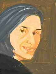 Ada by Alex Katz, 2011, Oil on masonite, sold Nov 2012