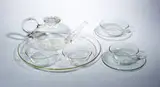 Wilhelm Wagenfeld, Tea Set, 1931, Schott & Gen Jena'er Glassworks, Jena, Germany