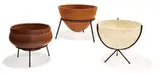 Rex Goode & Bob Martin, Group of planters with stands (3), c. 1968, Ceramics