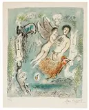 Marc Chagall, L'Ile de Poros, 1980, Lithograph on Arches