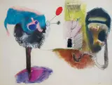 John Altoon, Untitled, c. 1966, Pastel on paper
