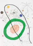 Joan Miró, From Le Miroir de L'Homme par les Betes, 1972, Etching with aquatint