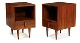 Nightstands (2) by Glenn Of California, c. 1952, Glenn of California, sold Dec 2011