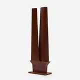 Beverly Pepper, Untitled, iron with oxidized red-brown patina