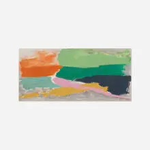 Friedel Dzubas, Sylvian, 1976, acrylic on canvas over board