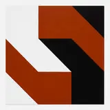 Frederick Hammersley, Dark & like, #23, 1977, oil on linen