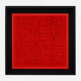 Bernard Aubertin, Tableau clous, 1976, nails, wood, paint
