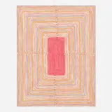 James Siena, Bracket painting (after jury duty #2), 1999, enamel on aluminum