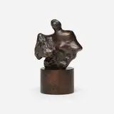 Mother and Child: Rock by Henry Moore, 1982, bronze, sold Mar 2021