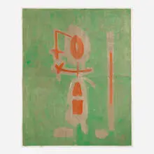 Sam Glankoff, Untitled, 1975, oil on paper