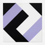 Frederick Hammersley, One good turn, 1980, oil on linen