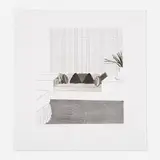 David Hockney, Cushions, 1968, etching with aquatint on wove paper