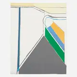 Untitled (Ocean Park) by Richard Diebenkorn, 1969, lithograph in colors, sold Mar 2021