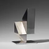 Beverly Pepper, Untitled, chrome-plated and enameled steel, chrome-plated and enameled aluminum