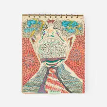H. C. Westermann, WIZE8X20YEETS (Artist's Book), c. 1965, pen, ink, and colored pencil with collage on sketchbook