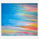 Jean-Baptiste Bernadet, Study for Sunset - 30 (After Frederic Church), 2014, oil on canvas