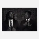 Rashid Johnson and Hank Willis Thomas, Portrait of Two American Artists as Young Negro Scholars, 2008, c-print