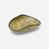 Bowl by Gertrud and Otto Natzler, 1953, volcanic glazed stoneware, sold Mar 2021