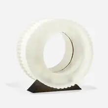 Keith Clayton, Surround, 2002, cast glass, patinated metal
