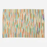 Contemporary, Flatweave carpet, hand-woven wool