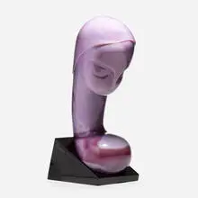 Loredano Rosin, Testa Rubino Narciso, c. 1989, chalcedony glass