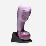 Loredano Rosin, Testa Rubino Narciso, c. 1989, chalcedony glass