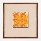M. C. Escher, The Four Elements: Fire (from Eugène & Willy Strens New Year's greeting-cards)