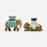 Royal Worcester, Flower vases, set of two
