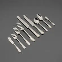 Wallace Silversmiths, Renaissance flatware service, sterling silver, stainless steel blades and tines