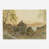Gustave Doré, View of St. Gingolph, 1881, watercolor, graphite, and gouache on paper