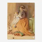 George Elgar Hicks, Tick, Tick, Tick, 1867, watercolor on paper