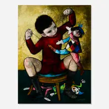 Gladys Rockmore Davis, Marionettes, oil on canvas