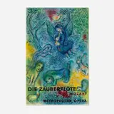 Marc Chagall, Die Zauberflöte / Metropolitan Opera, 1966, lithograph in colors