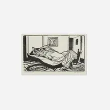 Will Barnet, Early Morning, 1939, woodcut on Japanese paper