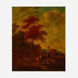 Rural Scene by Nicolaes Pieterszoon Berchem, oil on canvas, offered Feb 2026
