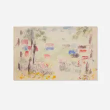 Abraham Walkowitz, View of Provincetown Rooftops, 1906, watercolor on paper