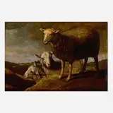 Jacob Gerritsz. Cuyp, Sheep in a landscape, oil on panel