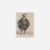 Rembrandt Harmensz van Rijn, The Persian, 1632, etching on wove paper