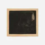 Rembrandt Harmensz van Rijn, St. Jerome in a Dark Chamber, 1642, etching, engraving and drypoint on laid paper