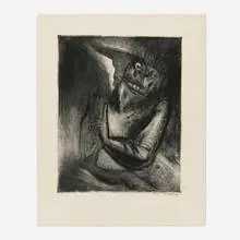 José Clemente Orozco, Demonio II, 1944, aquatint