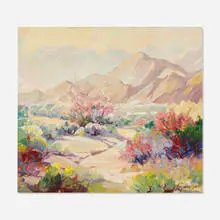 Carl Hoerman, Desert Spring, 1930, oil on canvas