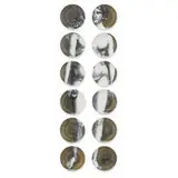 Eve plates, set of twelve by Piero Fornasetti, 1954, transfer-printed porcelain, sold Sep 2011