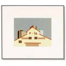 Robert Herrmann, Trident Imports, gouache on cardboard