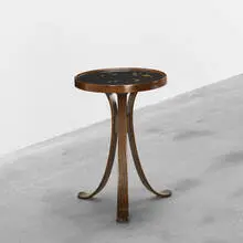 Edward Wormley, Constellation table, model 479, c. 1962, stained laminated ash, walnut, plastic