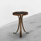 Edward Wormley, Constellation table, model 479, c. 1962, stained laminated ash, walnut, plastic