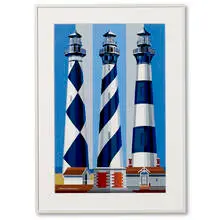 Edmund Lewandowski, Majestic Coastal Tower 1, 1997, gouache on paper
