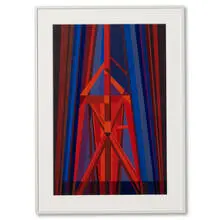 Steel Mill by Edmund Lewandowski, 1981, gouache on board, sold Sep 2011